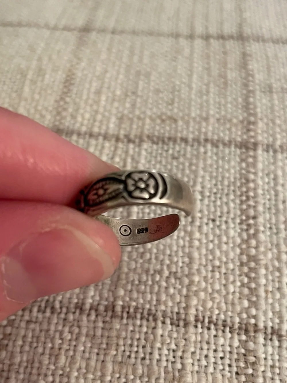 Set of Four Sterling Silver Toe Rings - Picture 7 of 13